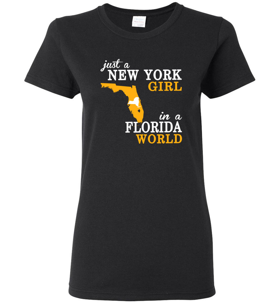 Just A New York Girl In A Florida World - Women Tee