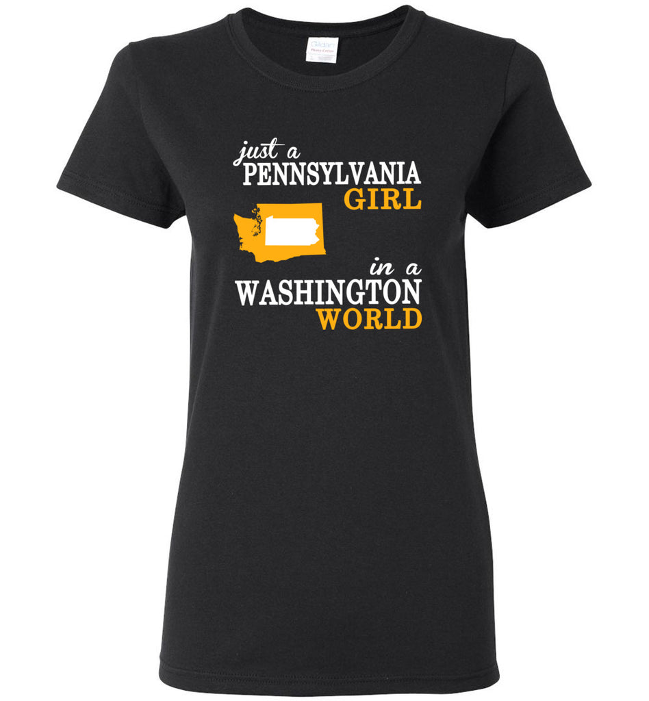 Just A Pennsylvania Girl In A Washington World - Women Tee