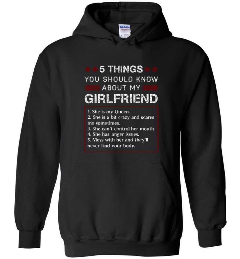 5 Things You Should Know About My Girlfriends - Hoodie - Black / M - Hoodie