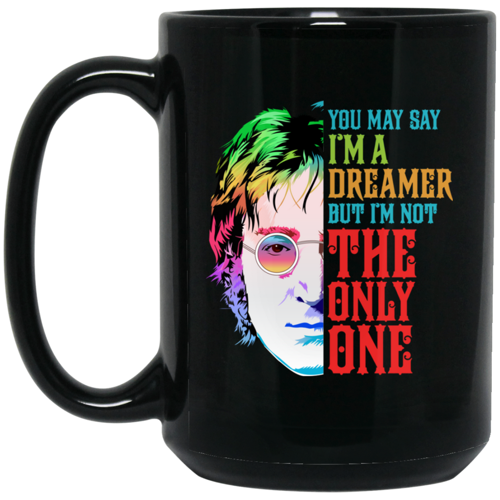 music guitar 15 oz Black Mug