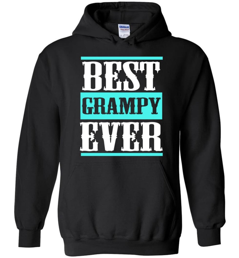 Best Grampy Ever T shirt Grandpa Papa Father Christmas Gift Hoodie - Black / M