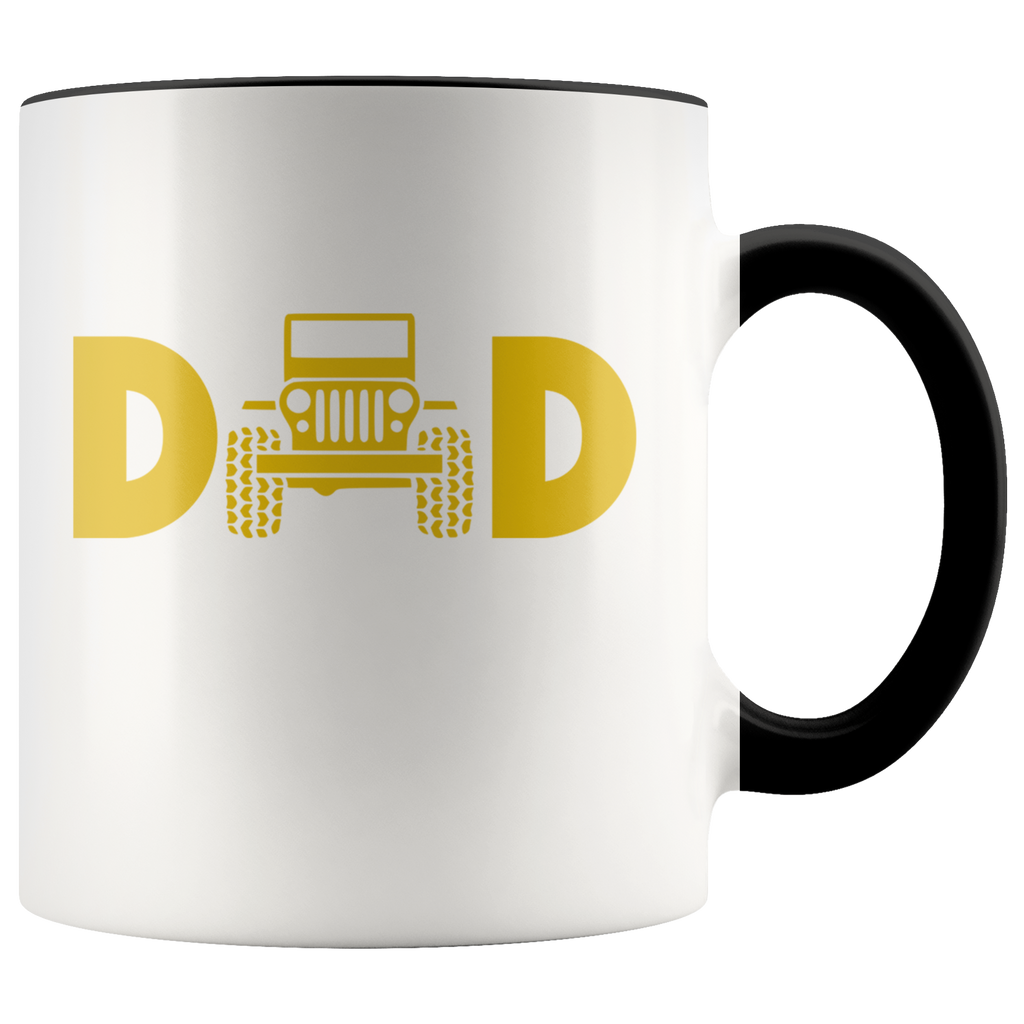 Jeep Dad Gift for Jeep Lovers Premium Accent Mug