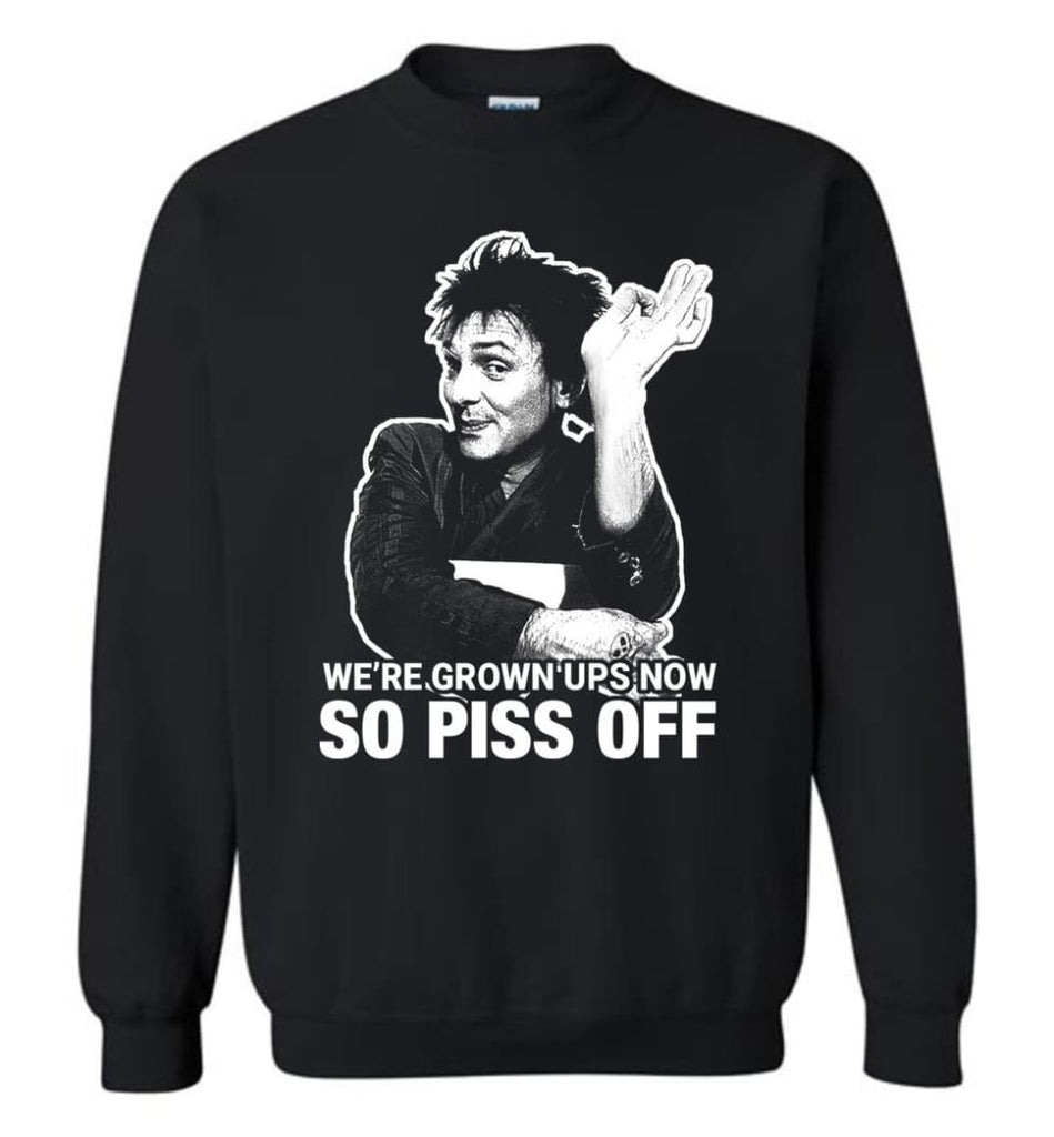 Drop Dead Fred Sweatshirt We’re grown ups now so piss off Drop dead fred Christmas sweater - Black / M