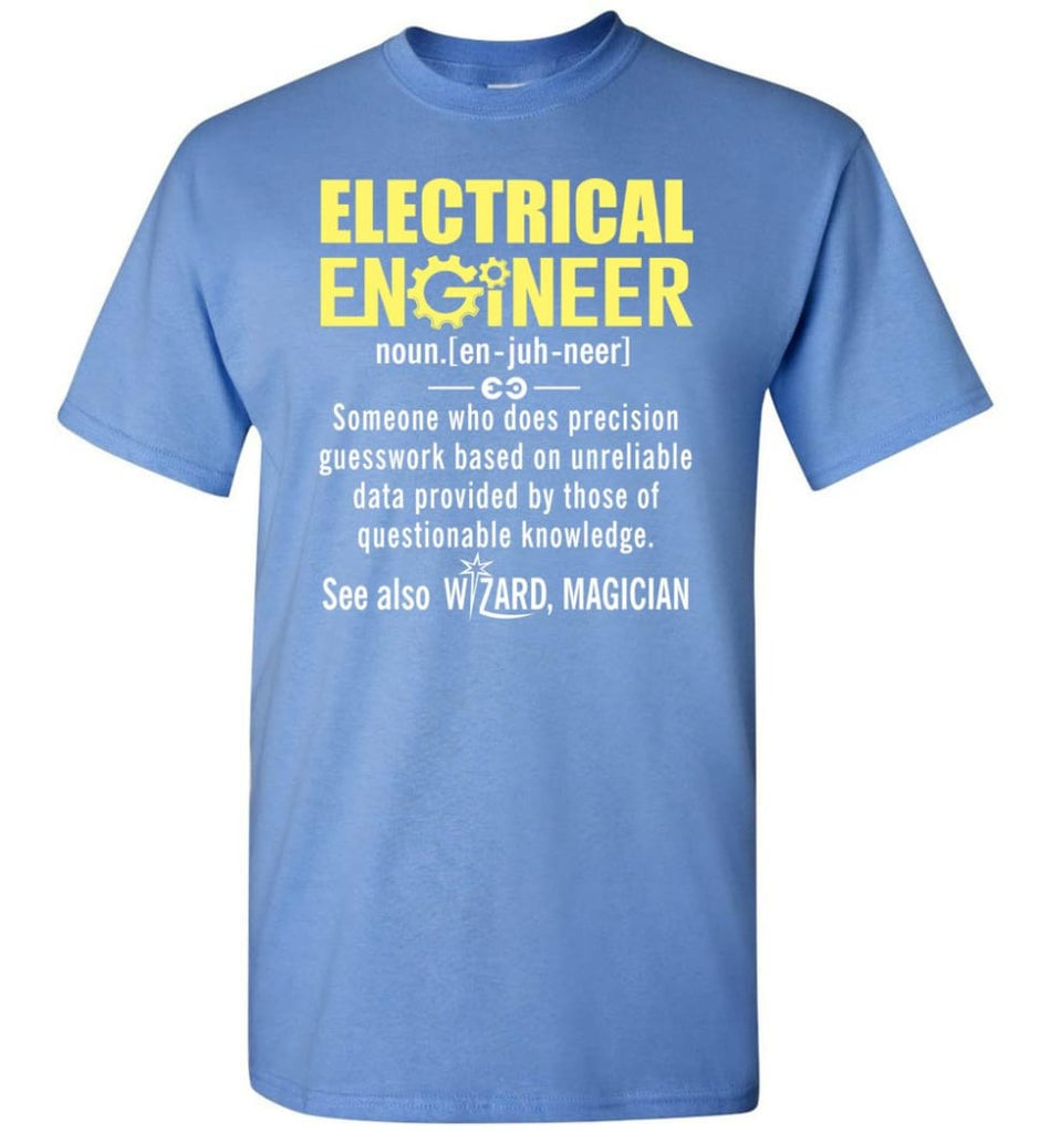 Electrical Engineer Definition - Short Sleeve T-Shirt - Carolina Blue / S
