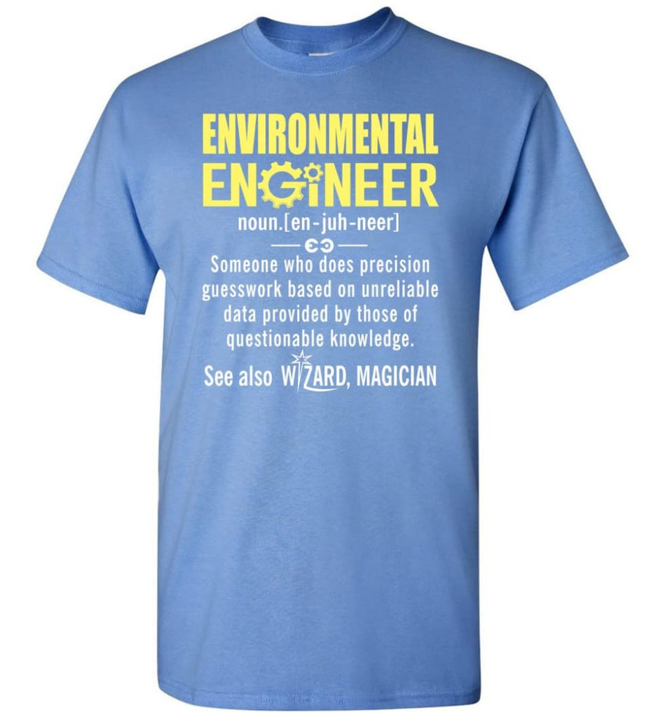 Environmental Engineer Definition - Short Sleeve T-Shirt - Carolina Blue / S