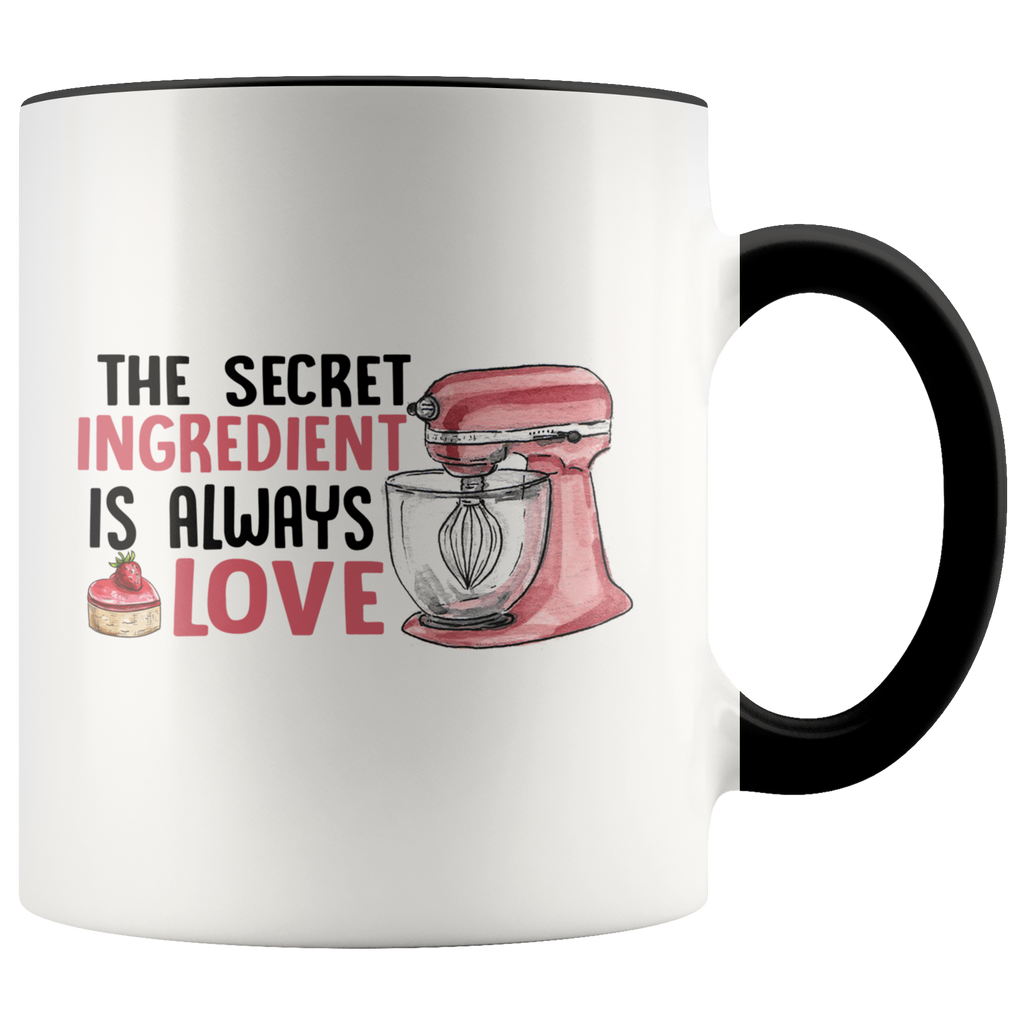 The Secret Ingredient Is Always Love Baking Premium Accent Mug