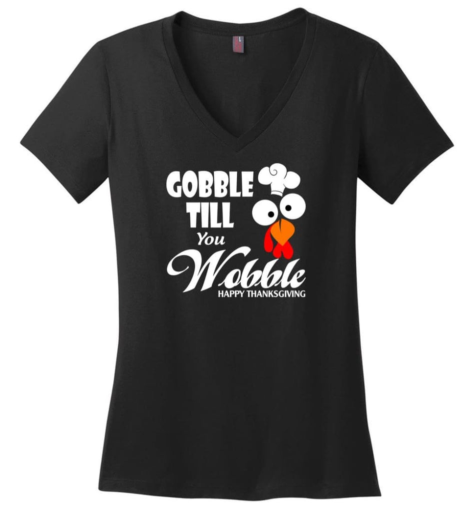 Funny Mechanic Shirts Working On Cars Teaches Us Patience Ladies V-Neck - Black / M