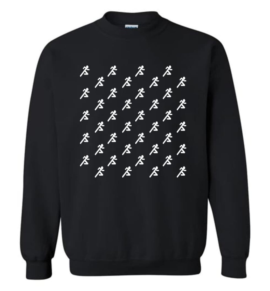 Funny Team Running Shirts Funky Awesome Tees Running Marathon I Am Runner 5 Sweatshirt - Black / M