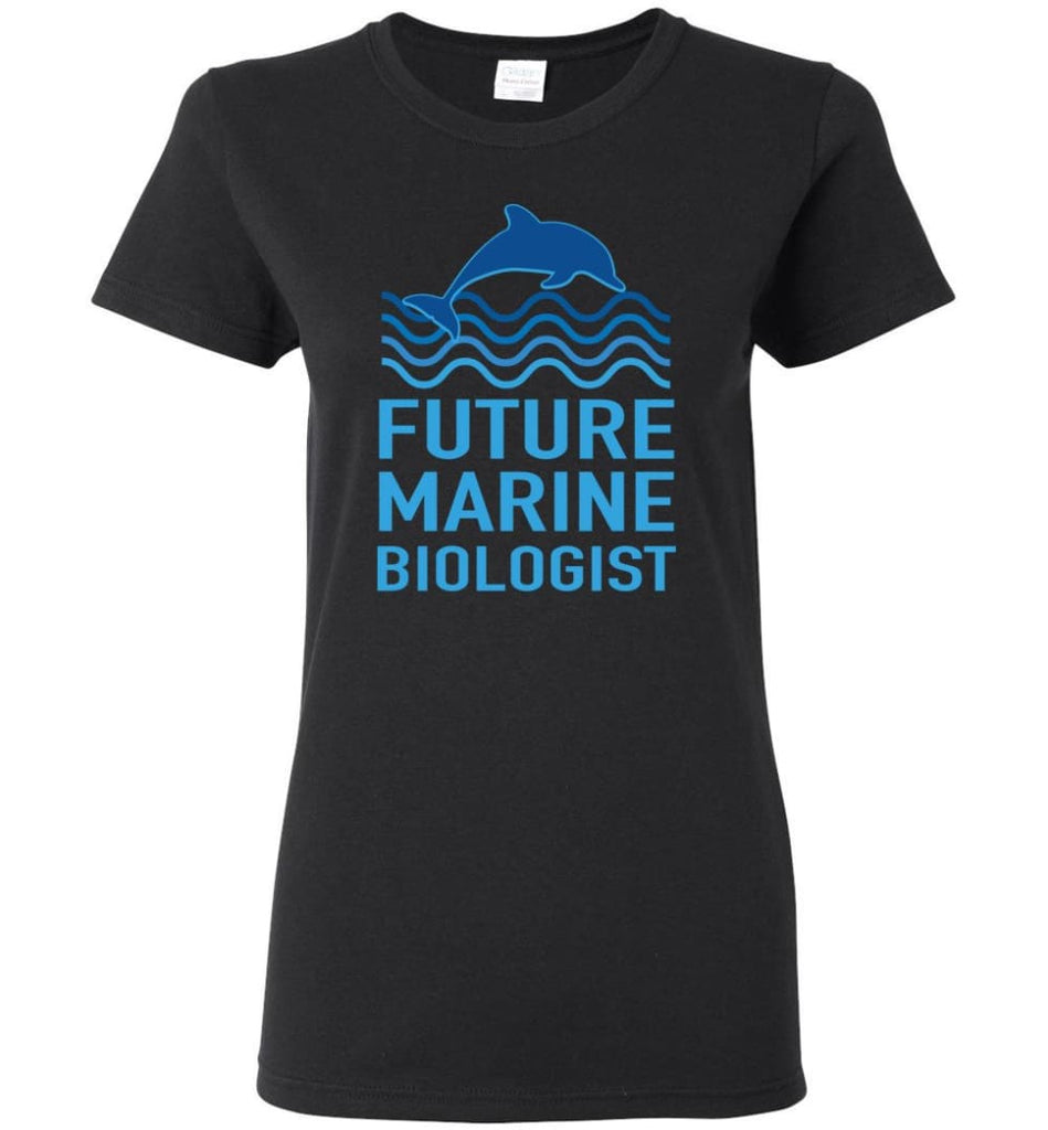 Future Marine Biologist Women Tee - Black / M