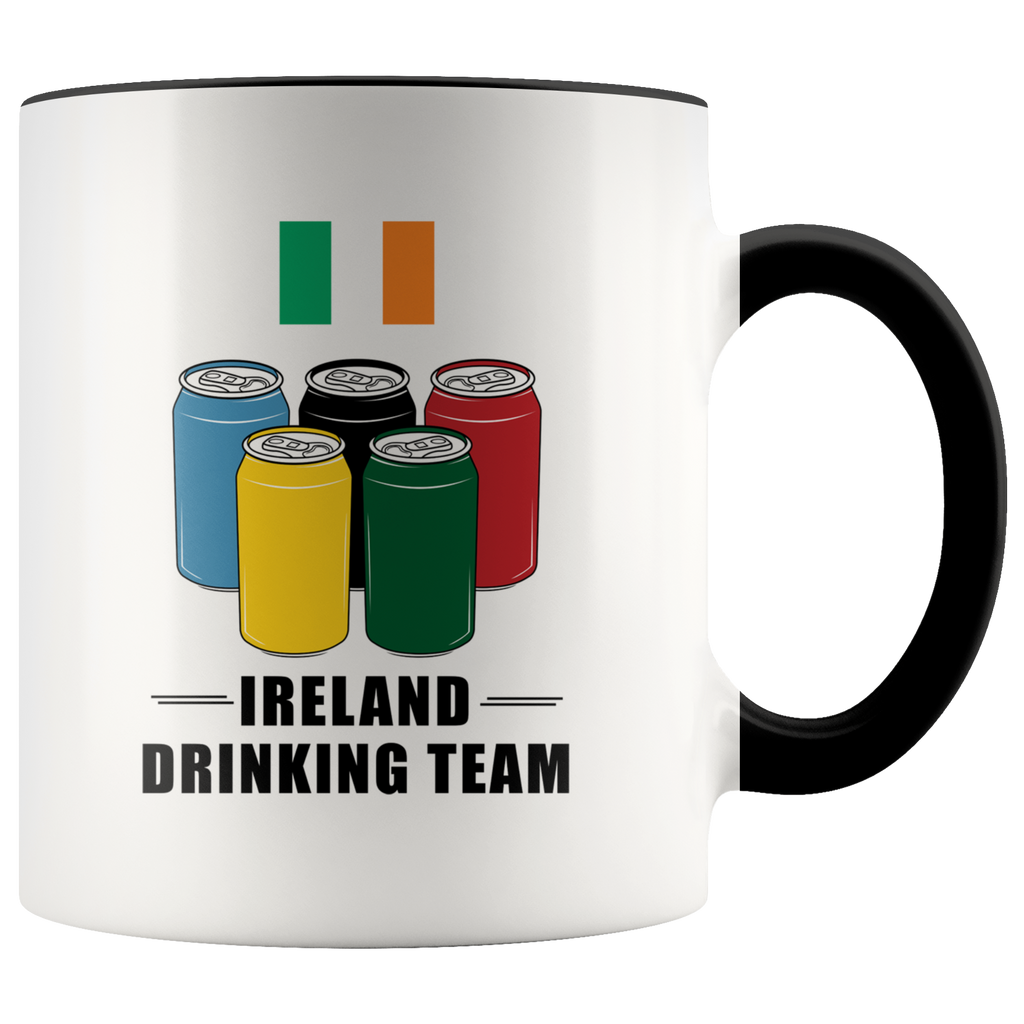 Ireland Drinking Team Beer Cans Funny Irish Love Drinking Premium Accent Mug