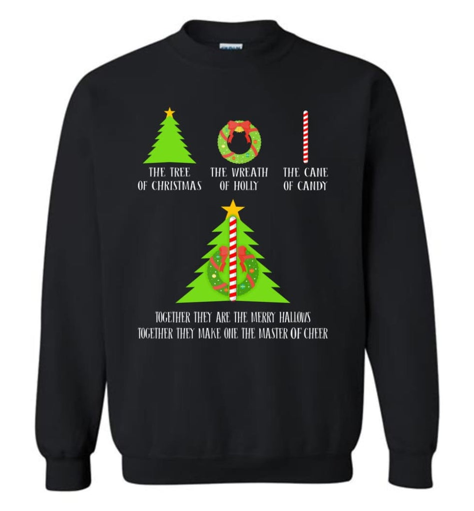 Hogwarts Disney Sweatshirt Harry Potter Merry Hallows Master Of Cheer Sweatshirt - Black / M