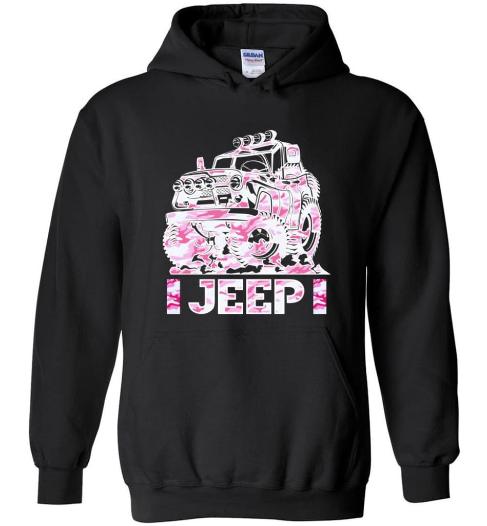 Jeep Girl T shirt Gift For Girl and Woman Who Love Jeep Truck Car Hoodie - Black / M