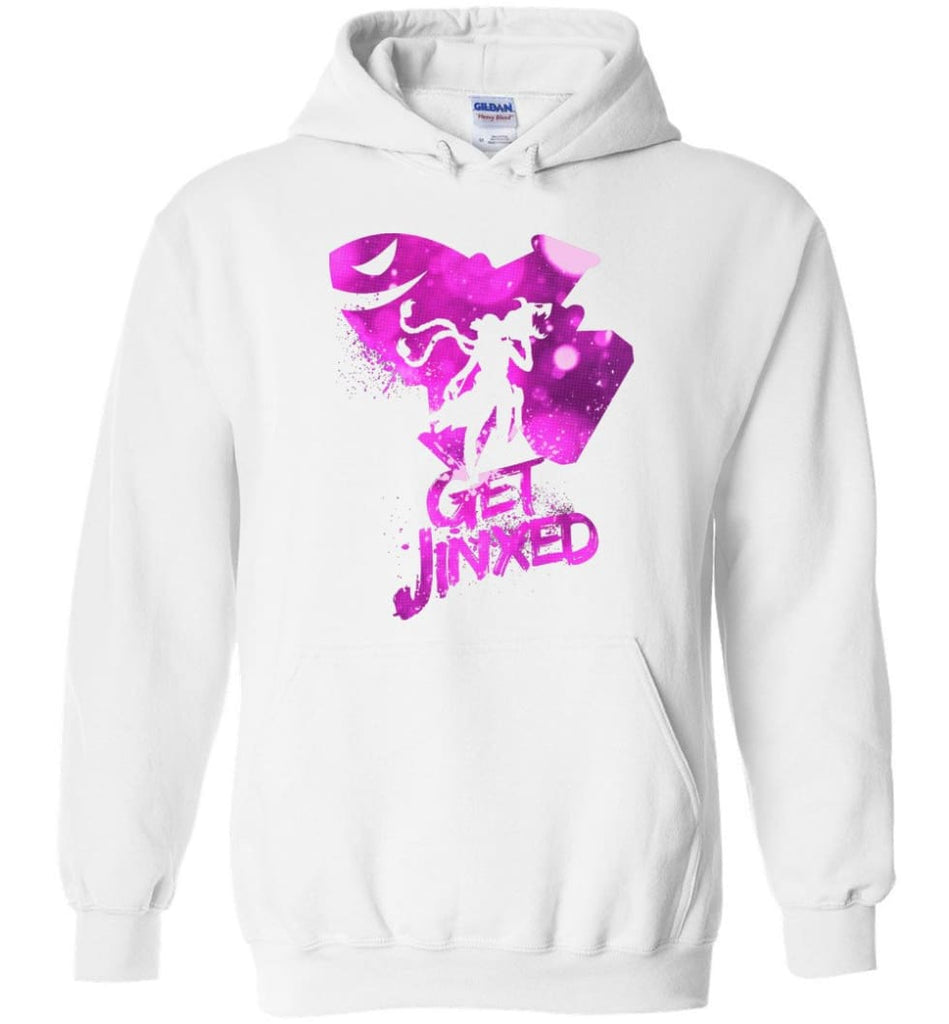 League video game Legends Get Jinxed T shirt for Lol Fans - Hoodie - White / M
