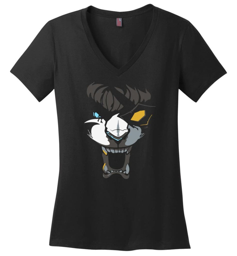 League video game Legends Get Rengar T shirt for Lol Fans - Ladies V-Neck - Black / M