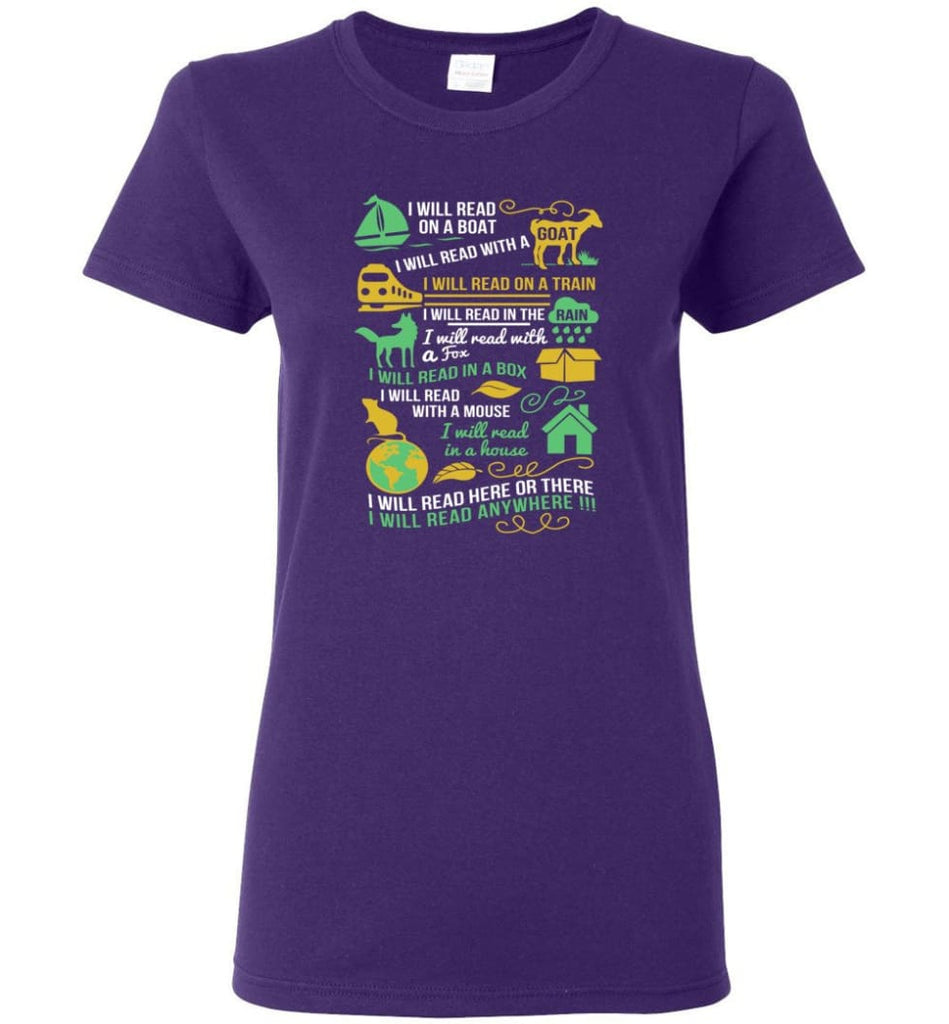 Life Is Good Book Lovers Shirt I Love Reading T Shirt The Book Was Better Shirt - Women T-shirt - Purple / M