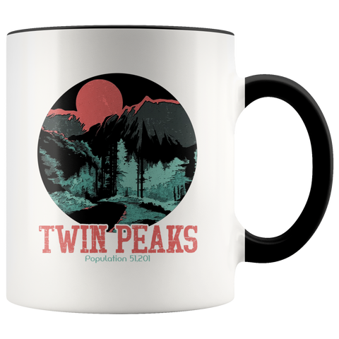 Twin Peaks Population 51201 Premium Accent Mug