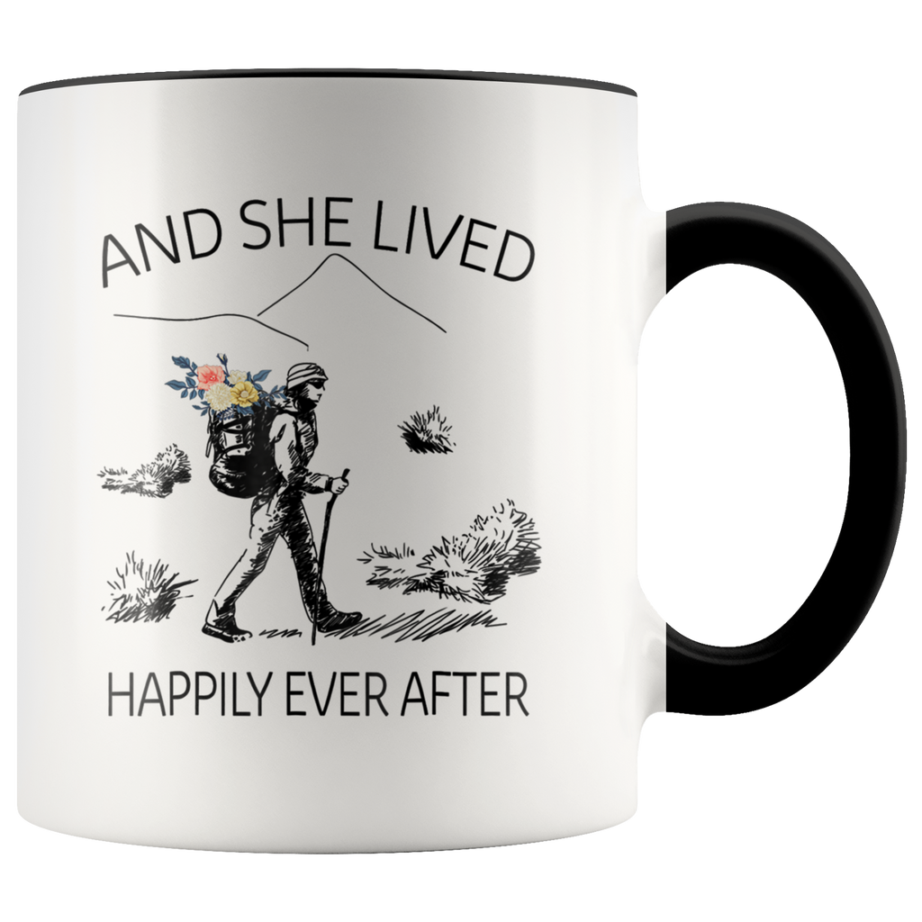 And She Lived Happily Ever After Premium Accent Mug