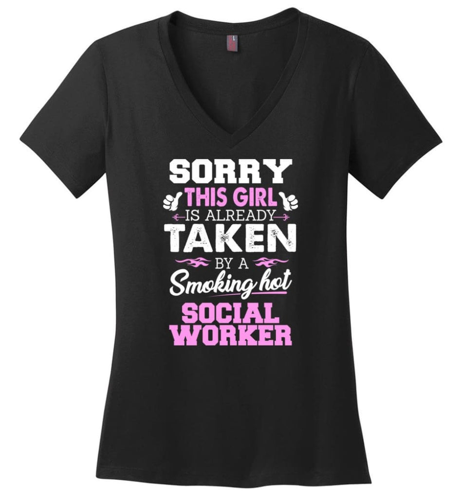 Sailor Shirt Cool Gift for Girlfriend Wife or Lover Ladies V-Neck - Black / M - 7