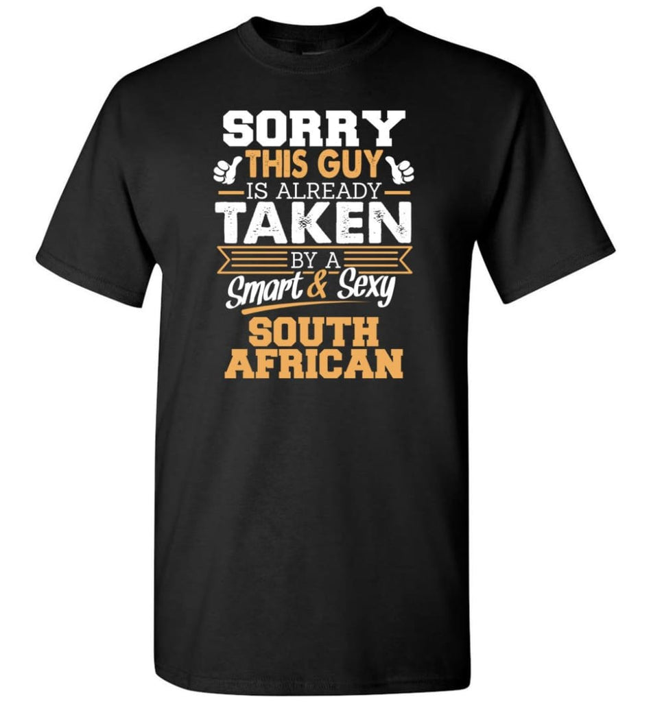 South African Shirt Cool Gift for Boyfriend Husband or Lover - Short Sleeve T-Shirt - Black / S