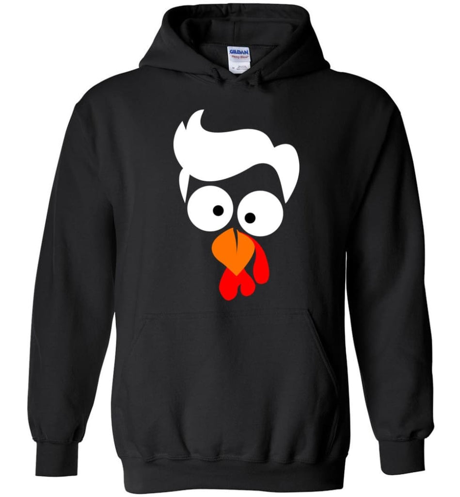 Turkey Face Lawyer Thanksgiving Gifts Hoodie - Black / M