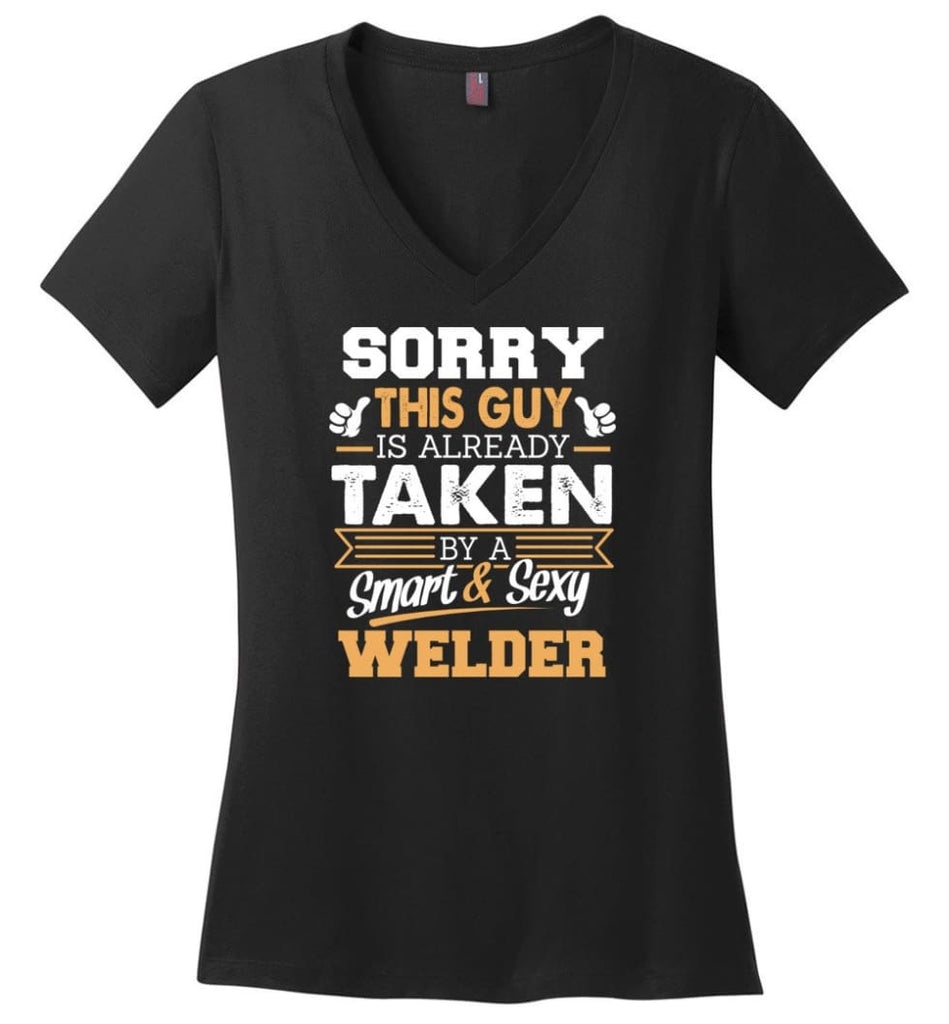 Vet Tech Shirt Cool Gift for Boyfriend Husband or Lover Ladies V-Neck - Black / M - 4