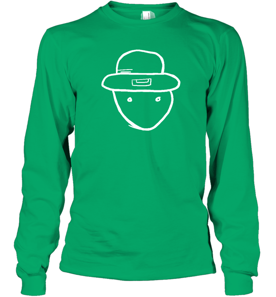 Amateur Leprechaun Sketch Mobile Alabama St Patrick's Long Sleeve T-Shirt