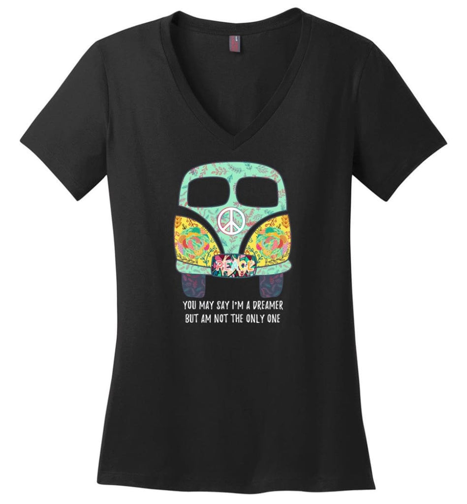 You say I’m Dreamer But I’m Not The only One - Ladies V-Neck - Black / M - Ladies V-Neck