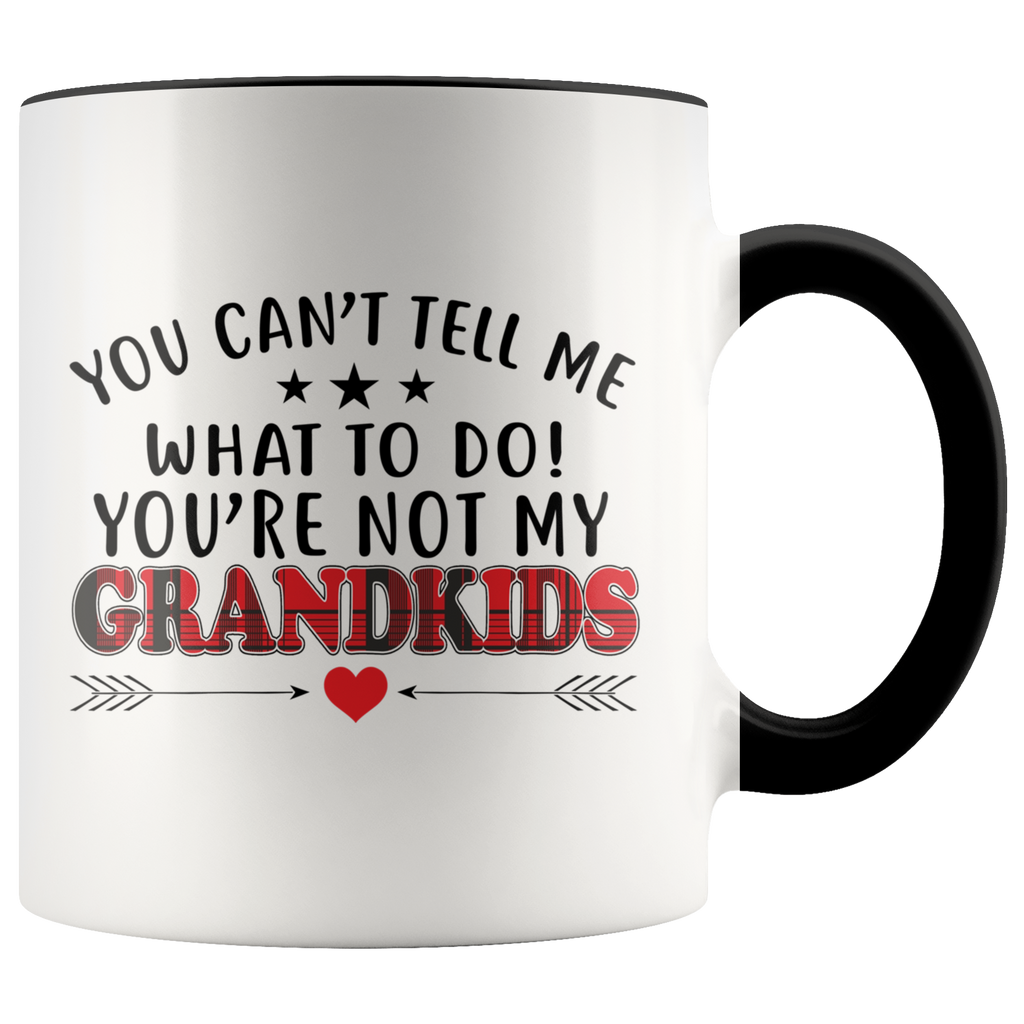 You Cant Tell Me What To Do Youre Not My Grandkids Premium Accent Mug