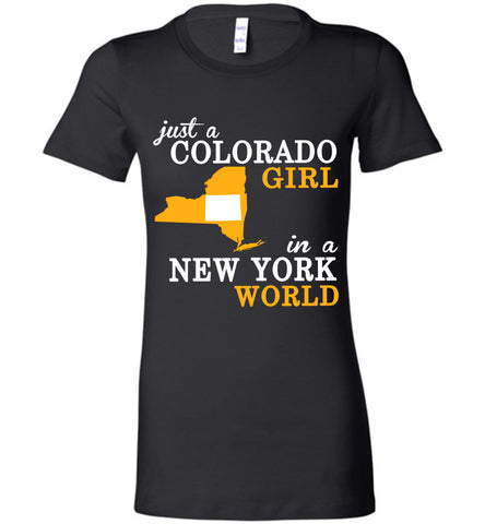 Just A Colorado Girl In A New York World Women Tee