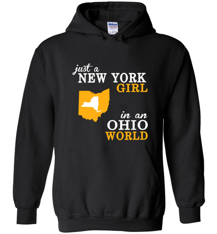 Just A New York Girl In An Ohio World - Hoodie