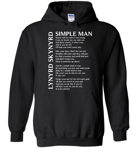 Simple Man Lynyrd Skynyrd - Hoodie