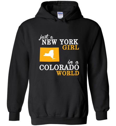 Just A New York Girl In A Colorado World - Hoodie