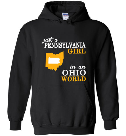 Just A Pennsylvania Girl In An Ohio World - Hoodie