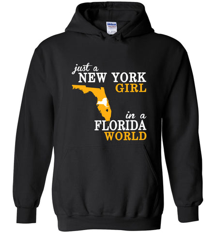 Just A New York Girl In A Florida World - Hoodie