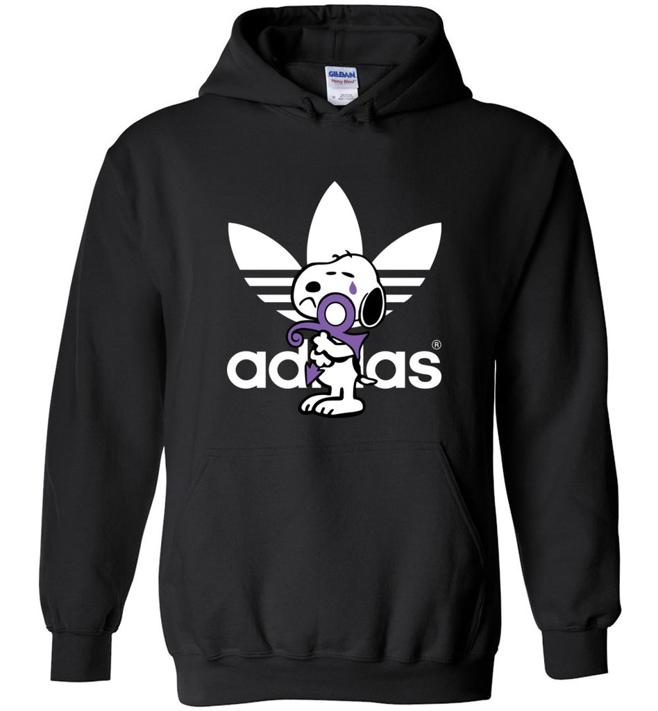 Prince Snoopy With Purple Rain Adidas - Hoodie