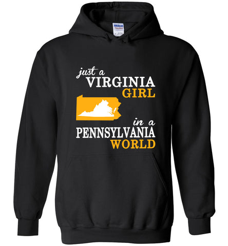 Just A Virginia Girl In A Pennylvania World - Hoodie