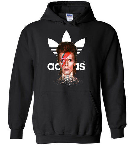 David Bowie Adidas Vintage Retro Music Gift for Fans - Hoodie