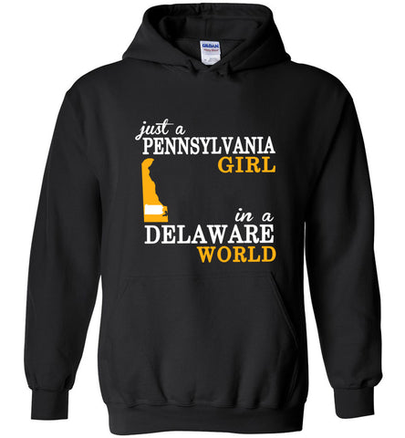 Just A Pennsylvania Girl In A Delaware World - Hoodie
