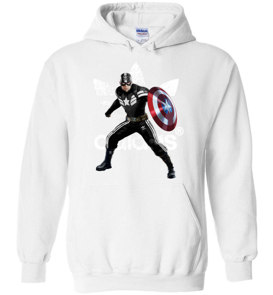 Characters Superheroes Captain America Adidas - Hoodie