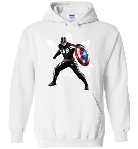Characters Superheroes Captain America Adidas - Hoodie