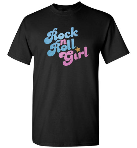 Rock n Roll Girl Music Fan Gift for Girls - T-Shirt