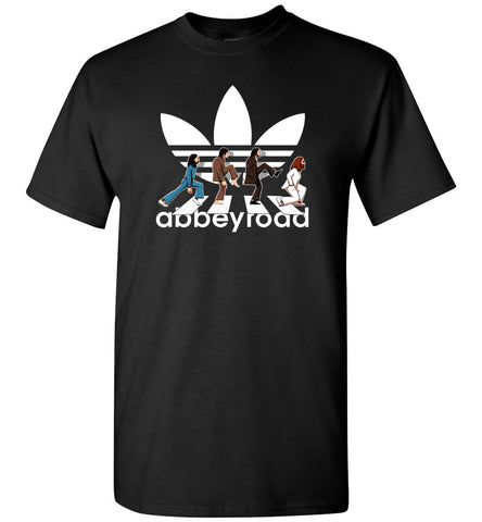 The Beatles Abbey road Vintage Retro Music Gift for Fans Adidas - T-Shirt