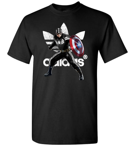 Characters Superheroes Captain America Adidas - T-Shirt