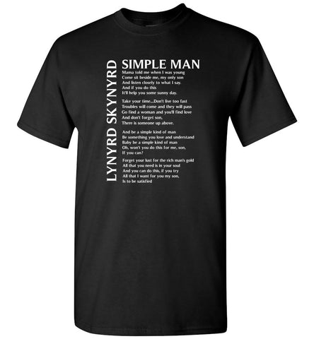 Simple Man Lynyrd Skynyrd - T-Shirt