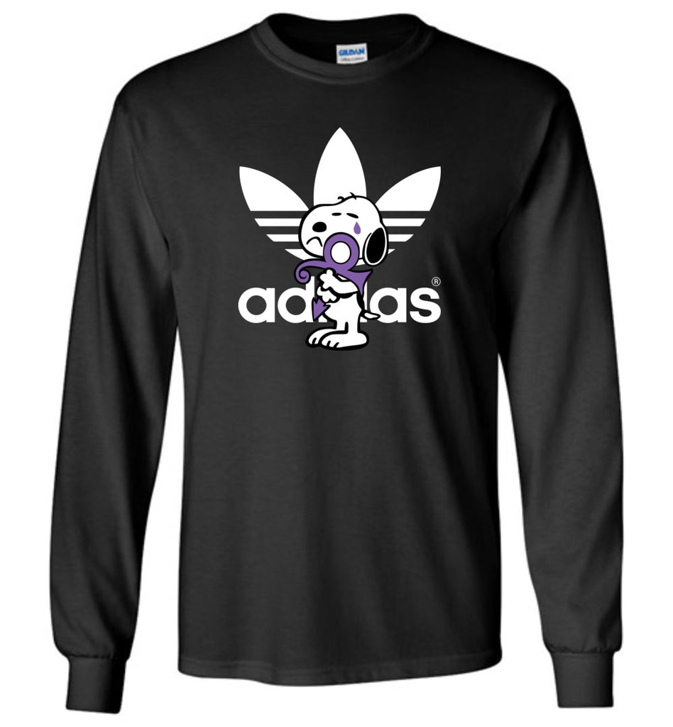 Prince Snoopy With Purple Rain Adidas - Long Sleeve