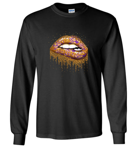 Louisiana State University Tigers Lip Bite - Long Sleeve