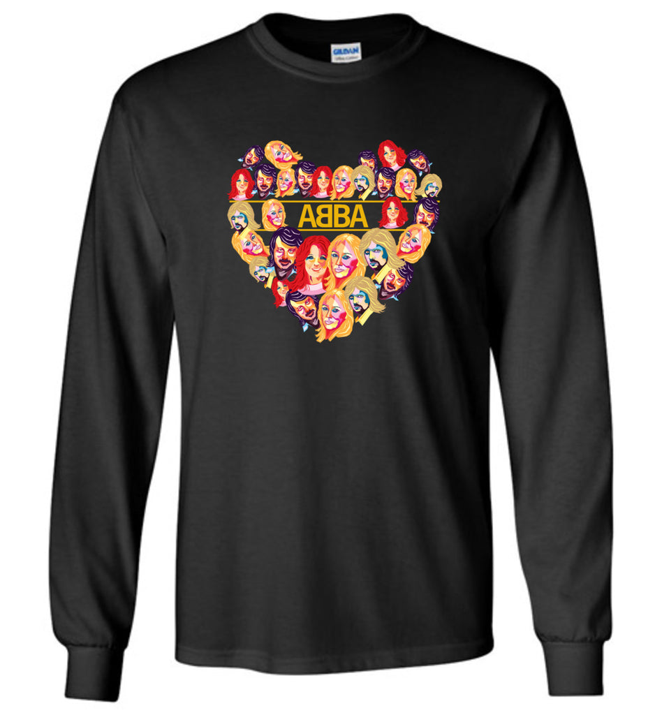 Vintage Retro A b b a 70s Music Dancing Queen - Long Sleeve