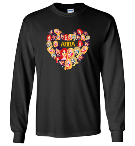 Vintage Retro A b b a 70s Music Dancing Queen - Long Sleeve