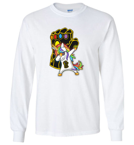 Unicorn Thanos Dabbing - Long Sleeve
