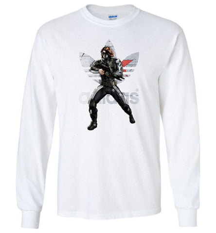 Characters Superheroes Winter Soldier Adidas - Long Sleeve
